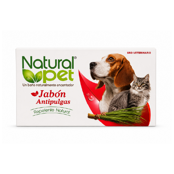 Jabón Natural Pet Antipulgas