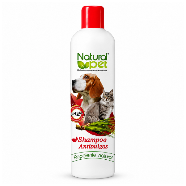 Shampoo Natural Pet Antipulgas